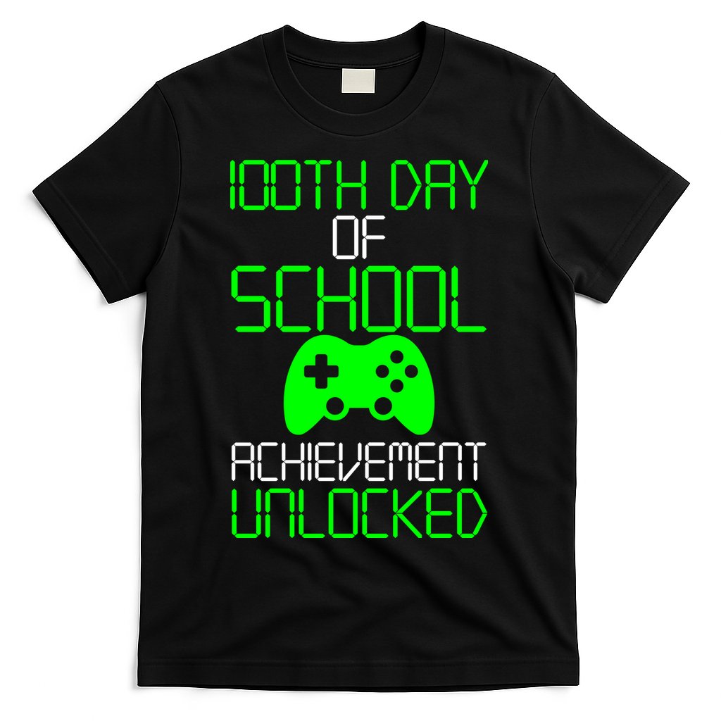 Achievement Unlocked Funny 100th Day Of School T-Shirt