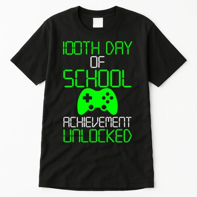 Achievement Unlocked Funny 100th Day Of School Tall T-Shirt