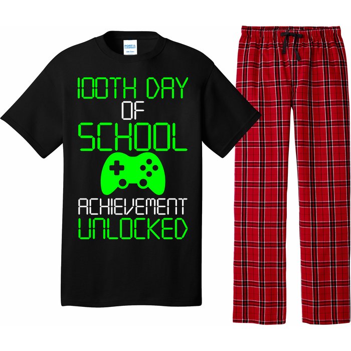 Achievement Unlocked Funny 100th Day Of School Pajama Set