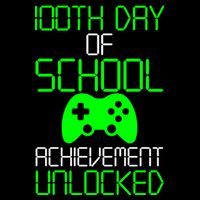 Achievement Unlocked Funny 100th Day Of School 16 in Basic Backpack