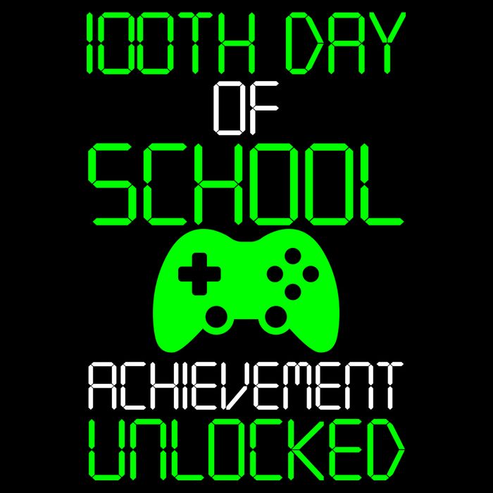Achievement Unlocked Funny 100th Day Of School 16 in Basic Backpack