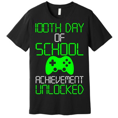 Achievement Unlocked Funny 100th Day Of School Premium T-Shirt