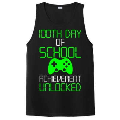 Achievement Unlocked Funny 100th Day Of School PosiCharge Competitor Tank