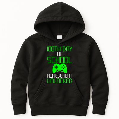 Achievement Unlocked Funny 100th Day Of School Kids Hoodie