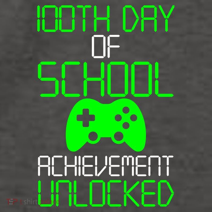 Achievement Unlocked Funny 100th Day Of School Vector Backpack