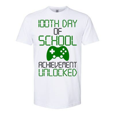 Achievement Unlocked Funny 100th Day Of School Softstyle CVC T-Shirt