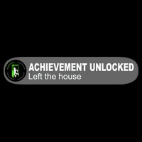 Achievement Unlocked Left The House Cooling Performance Crew T-Shirt