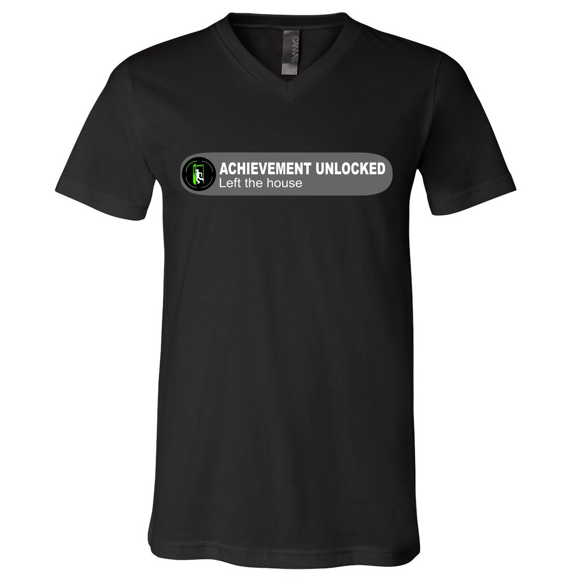 Achievement Unlocked Left The House V-Neck T-Shirt