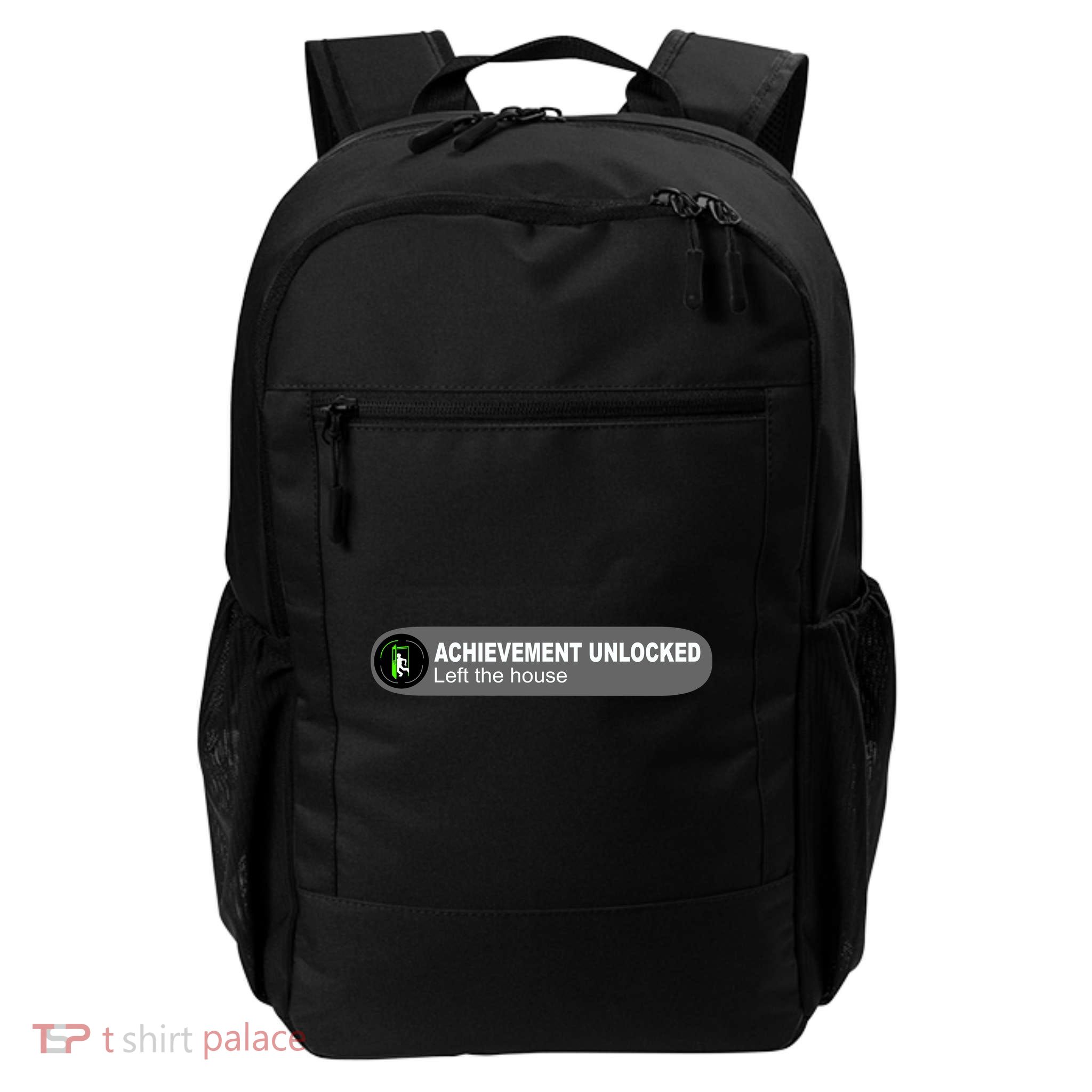 Achievement Unlocked Left The House Daily Commute Backpack