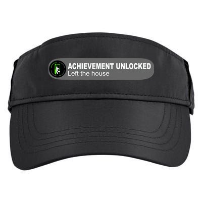 Achievement Unlocked Left The House Adult Drive Performance Visor