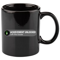 Achievement Unlocked Left The House 11oz C Handle Ceramic Mug