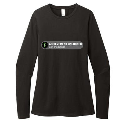 Achievement Unlocked Left The House Womens CVC Long Sleeve Shirt