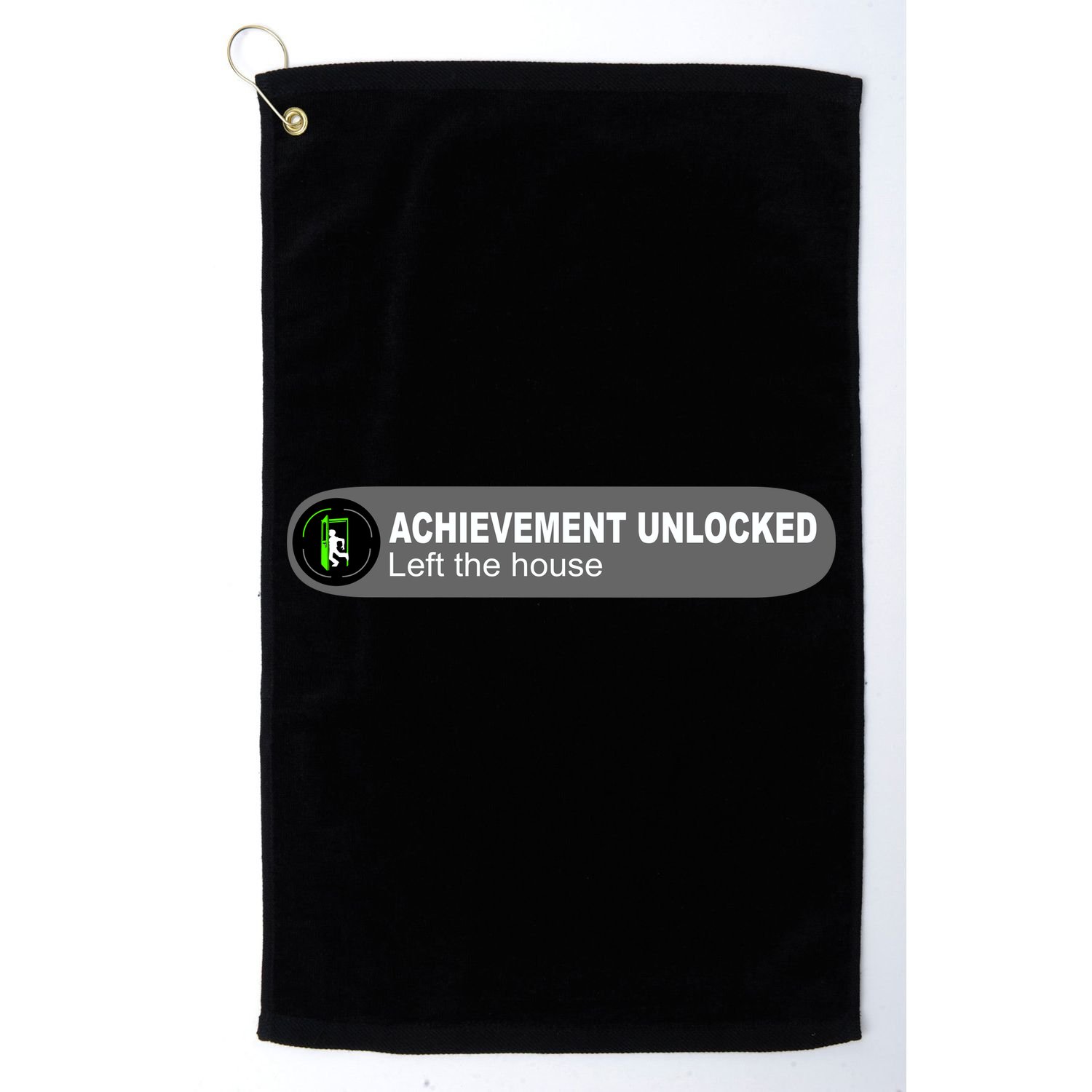 Achievement Unlocked Left The House Golf Towel