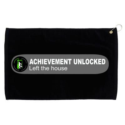 Achievement Unlocked Left The House Grommeted Golf Towel