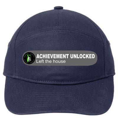 Achievement Unlocked Left The House 7-Panel Snapback Hat