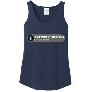 Achievement Unlocked Left The House Ladies Essential Tank