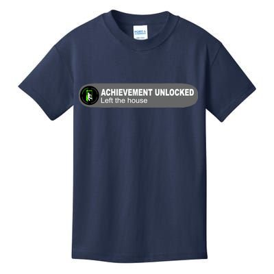 Achievement Unlocked Left The House Kids T-Shirt