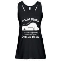 Awesome Cartoon I am a Polar Bear for Polar Bear Lover Ladies Essential Flowy Tank