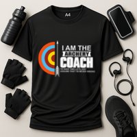Archery Coach Is Always Right Trainer Cooling Performance Crew T-Shirt