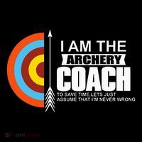 Archery Coach Is Always Right Trainer Sustainable Bucket Hat