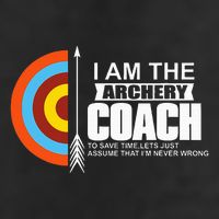 Archery Coach Is Always Right Trainer Adult Drive Performance Visor