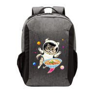 Astronaut Cat In Space With Ramen Noodles Galaxy Cat Vector Backpack
