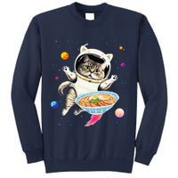 Astronaut Cat In Space With Ramen Noodles Galaxy Cat Sweatshirt