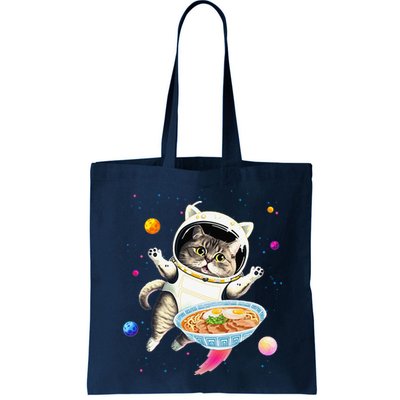 Astronaut Cat In Space With Ramen Noodles Galaxy Cat Bag