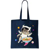 Astronaut Cat In Space With Ramen Noodles Galaxy Cat Bag