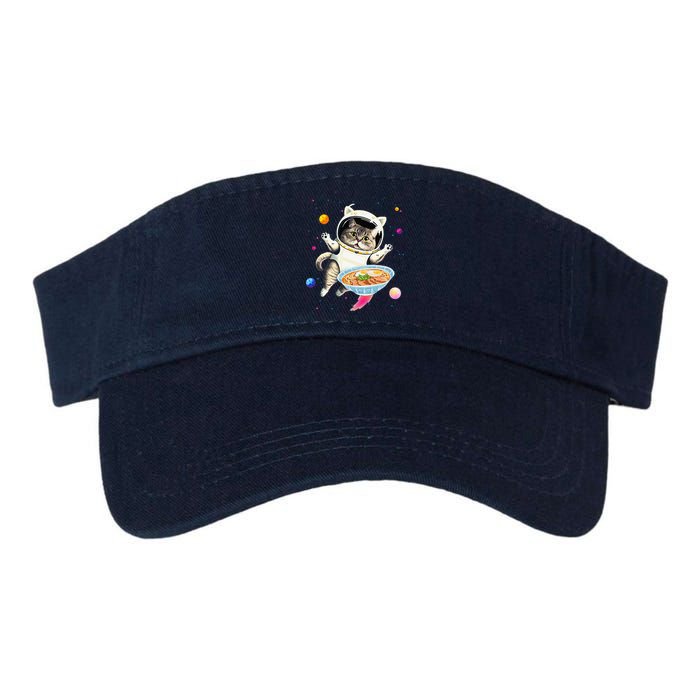 Astronaut Cat In Space With Ramen Noodles Galaxy Cat Visor