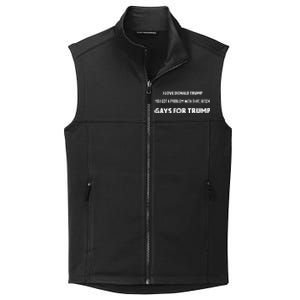 Art Candee I Love Donald Trump You Got A Problem With That Bitch Gays For Trump Collective Smooth Fleece Vest