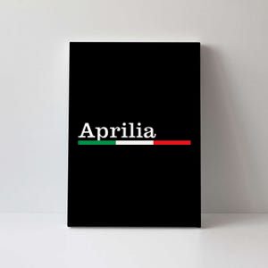 Aprilia Città Italiana Bandiera Italia Maglietta Canvas