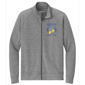 Amalfi Coast Iitaly Social Club Travel Trip Vacation Lemon Stretch Full-Zip Cadet Jacket