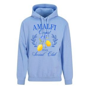 Amalfi Coast Iitaly Social Club Travel Trip Vacation Lemon Unisex Surf Hoodie