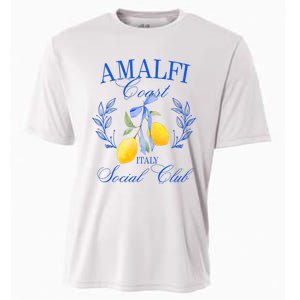 Amalfi Coast Iitaly Social Club Travel Trip Vacation Lemon Cooling Performance Crew T-Shirt