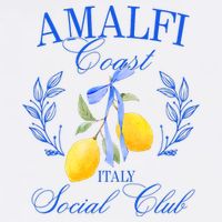 Amalfi Coast Iitaly Social Club Travel Trip Vacation Lemon Cooling Performance Crew T-Shirt
