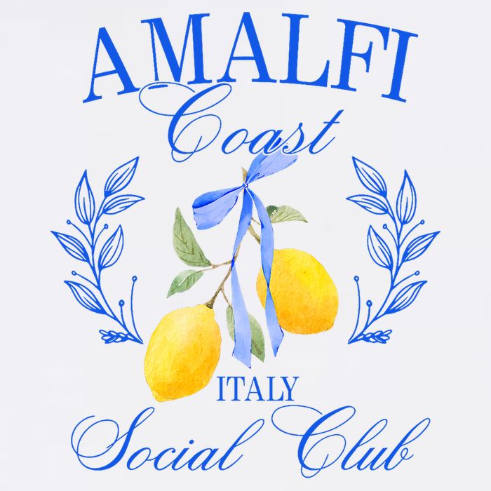 Amalfi Coast Iitaly Social Club Travel Trip Vacation Lemon Cooling Performance Crew T-Shirt