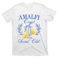 Amalfi Coast Iitaly Social Club Travel Trip Vacation Lemon T-Shirt