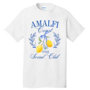 Amalfi Coast Iitaly Social Club Travel Trip Vacation Lemon Tall T-Shirt