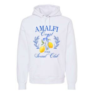 Amalfi Coast Iitaly Social Club Travel Trip Vacation Lemon Premium Hoodie