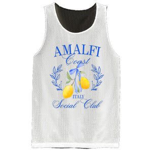 Amalfi Coast Iitaly Social Club Travel Trip Vacation Lemon Mesh Reversible Basketball Jersey Tank