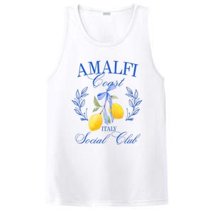 Amalfi Coast Iitaly Social Club Travel Trip Vacation Lemon PosiCharge Competitor Tank