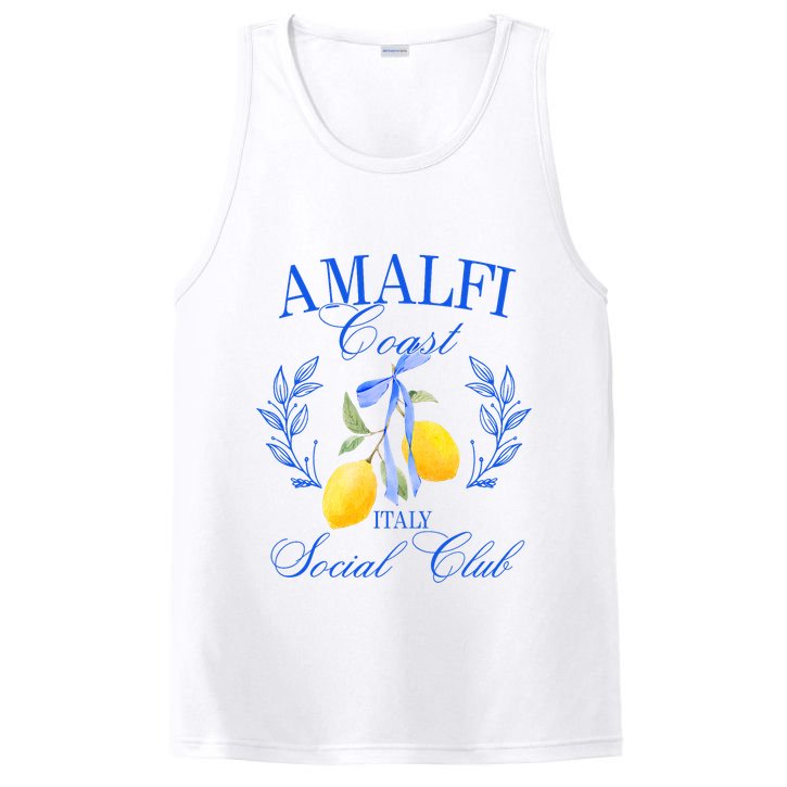 Amalfi Coast Iitaly Social Club Travel Trip Vacation Lemon PosiCharge Competitor Tank