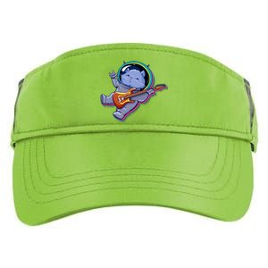 Astronaut Cat In Space Guitar Adult Drive Performance Visor