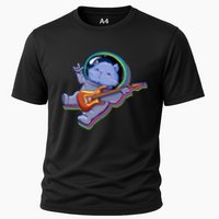 Astronaut Cat In Space Guitar Performance Shirt