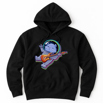 Astronaut Cat In Space Guitar Hoodie