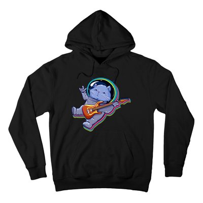 Astronaut Cat In Space Guitar Hoodie