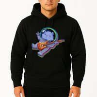 Astronaut Cat In Space Guitar Hoodie