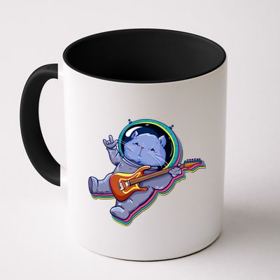 Astronaut Cat In Space Guitar Mug