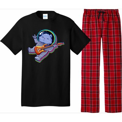 Astronaut Cat In Space Guitar Pajama Set